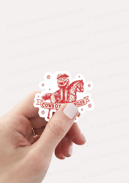 Cowboy Wrangler Pride 1Pc Y2K Sticker Cherrykitten