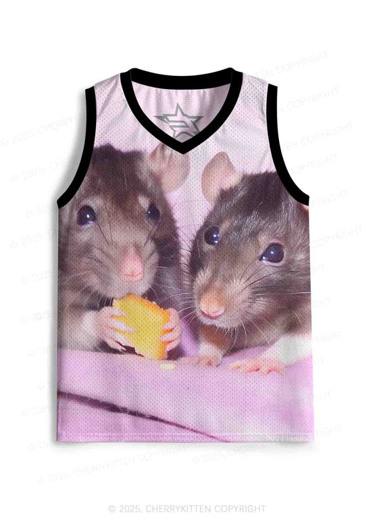 Custom Cheese Rat Y2K Sport Jersey Tank Cherrykitten