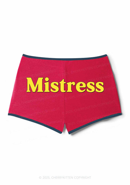 Mistress Y2K Booty Shorts Cherrykitten