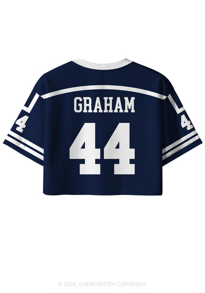 College Hockey Team GG Y2K Crop Sport Jersey Shirts Cherrykitten