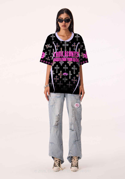 I Roll Blunts Cross Y2K Sport Jersey Shirts Cherrykitten