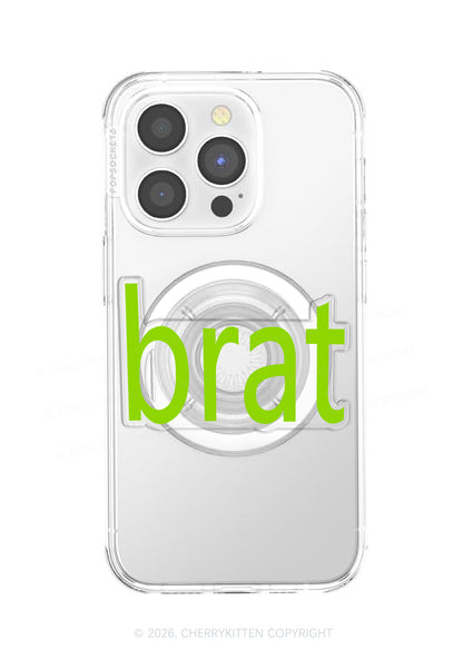 Green Brat Y2K Magnetic Phone Grip Holder Cherrykitten