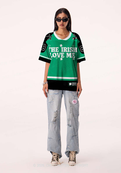 Custom The Irish Love Me St Patricks Y2K Sport Jersey Shirts Cherrykitten