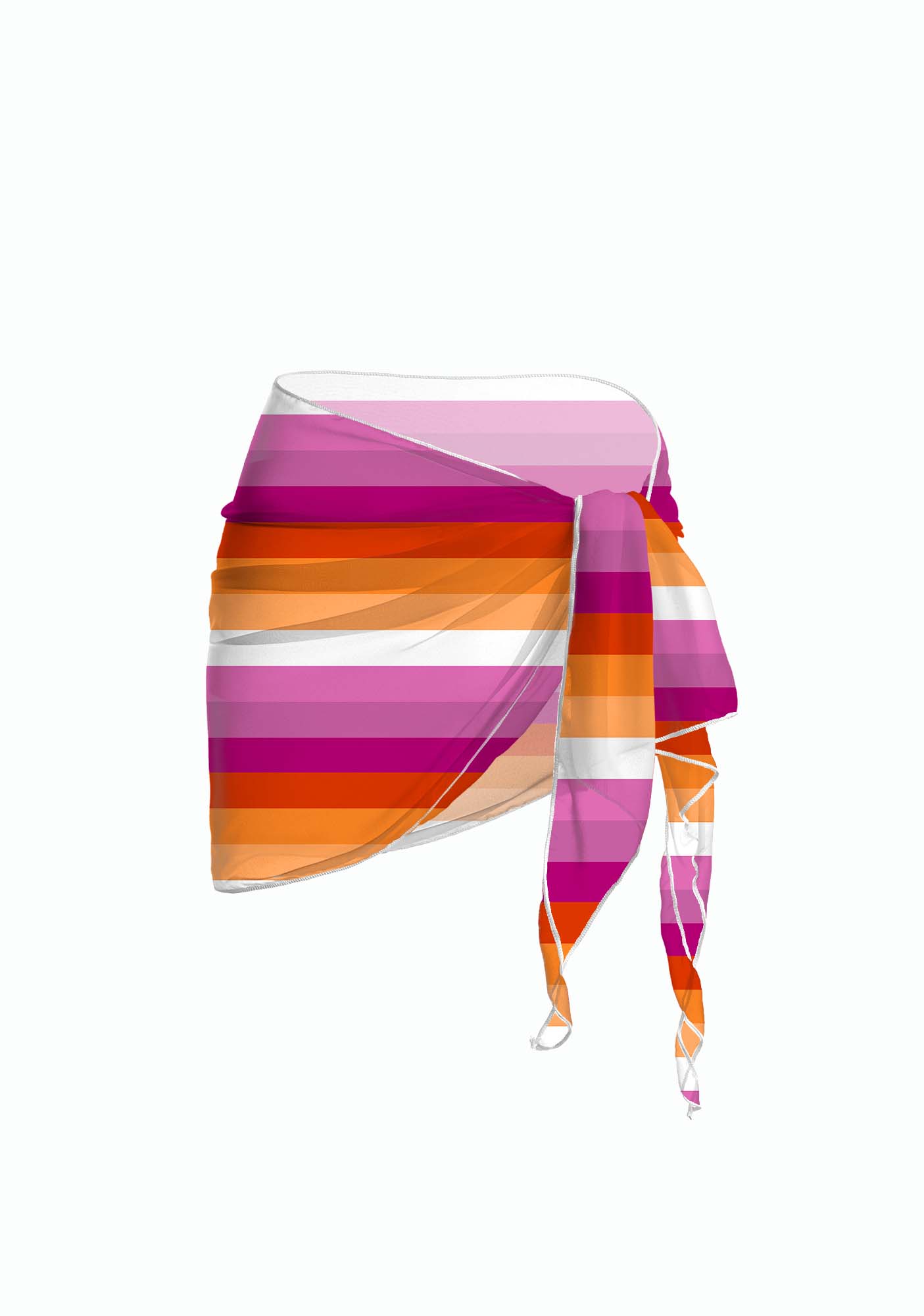Lesbian Stripes Pride Y2K Print Bikini Set Cherrykitten
