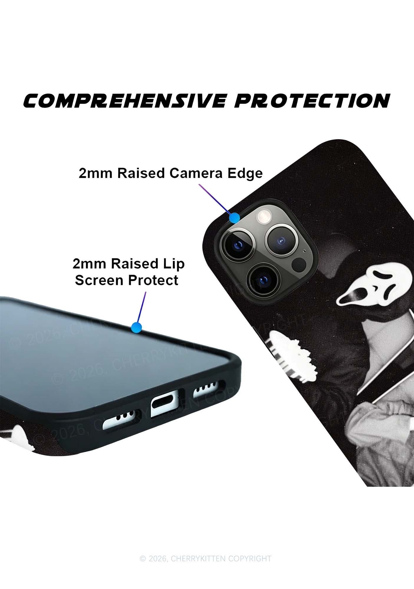 Halloween Watching Movie Y2K Phone Case Cherrykitten