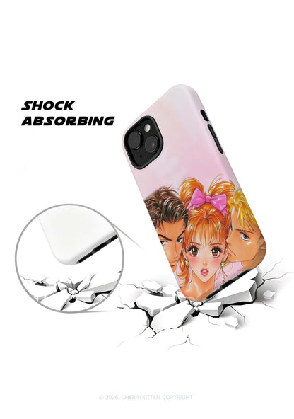 Love Triangle Y2K Phone Case Cherrykitten
