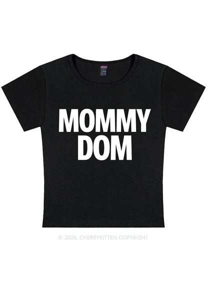Mommy Dom Y2K Baby Tee Cherrykitten
