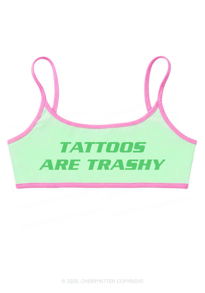 Tattoos Are Trashy Y2K Super Crop Cami Cherrykitten