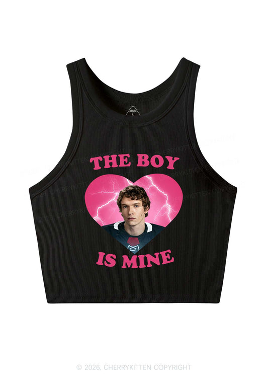 The Boy Is Mine CS Y2K Crop Tank Top Cherrykitten