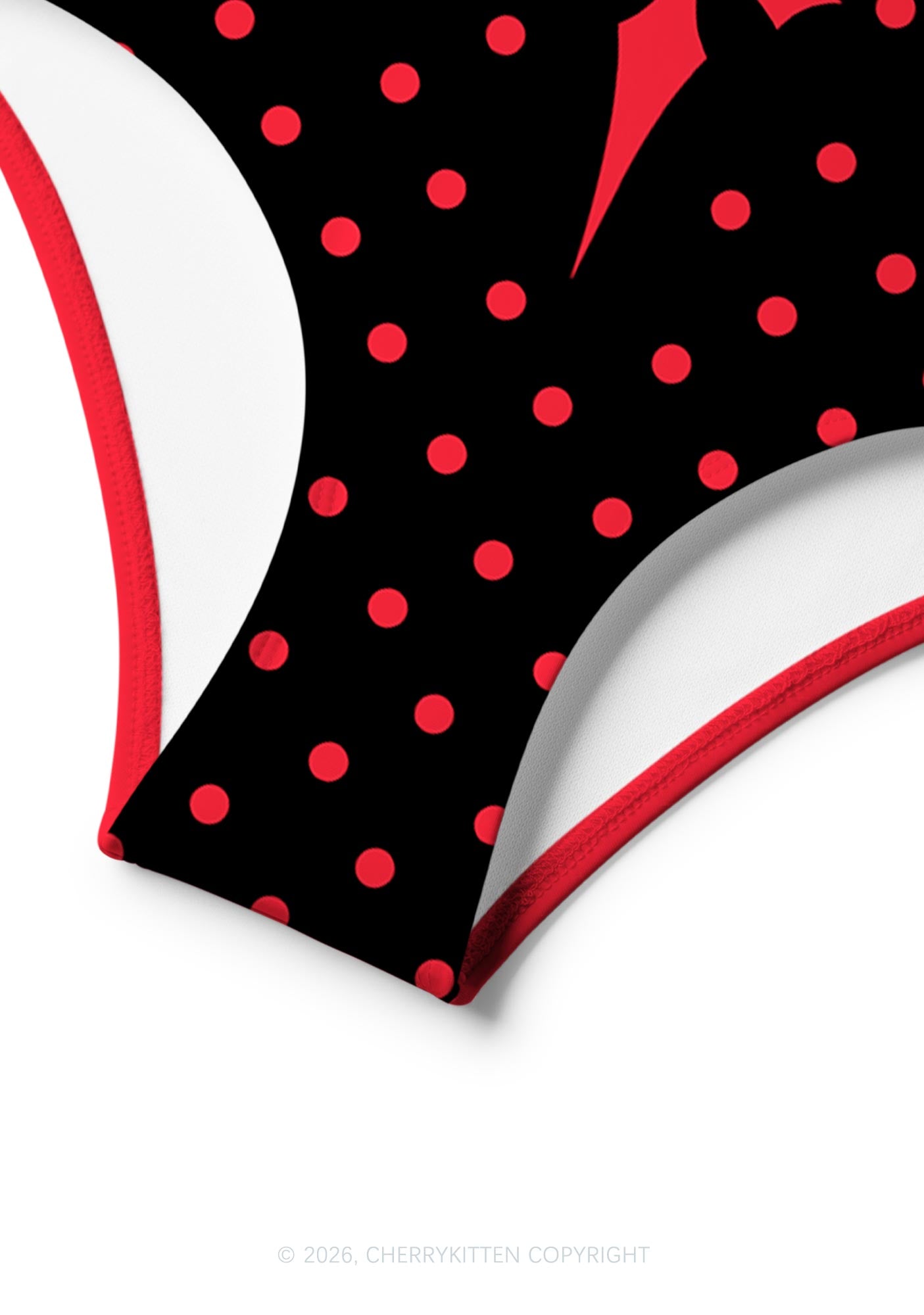 Kiss Girls Kill Boys Pride Y2K Print Bikini Set Cherrykitten