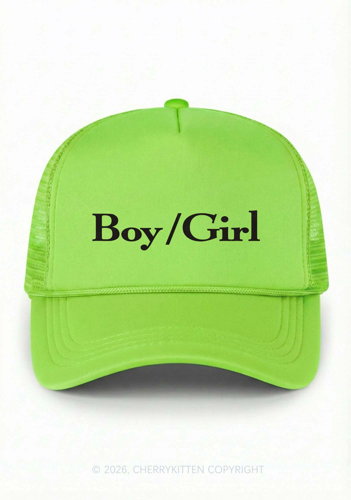 Boy Or Girl Pride Y2K Trucker Hat Cherrykitten