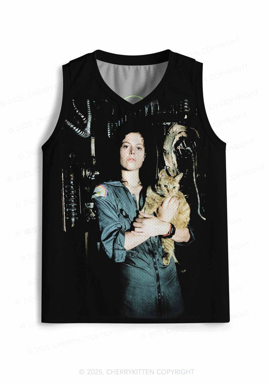Custom Kitten And Girl Y2K Sport Jersey Tank Cherrykitten