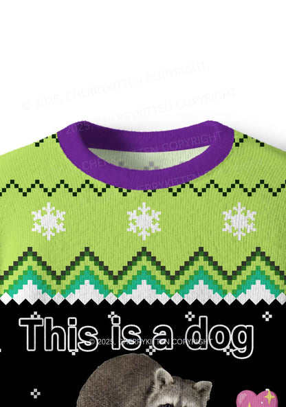 You Are In Love With Me Y2K Christmas Knit Sweatshirt Cherrykitten