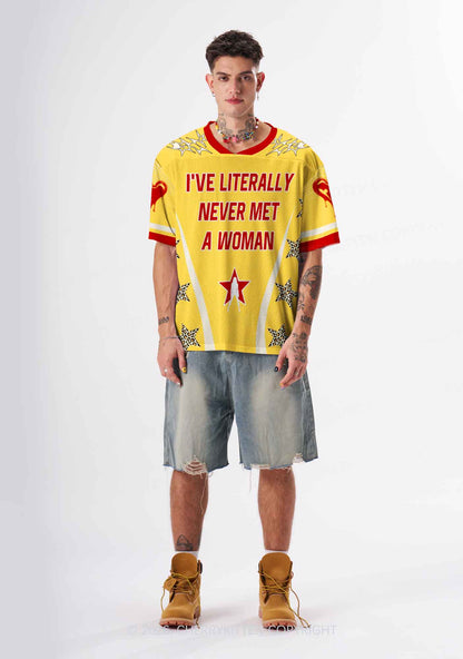 Never Met A Woman Pride Y2K Sport Jersey Shirts Cherrykitten