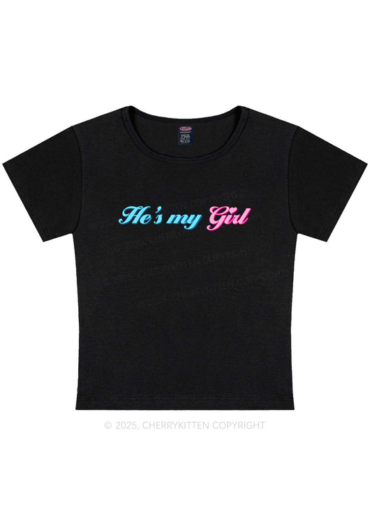 He Is My Girl Pride Y2K Baby Tee Cherrykitten