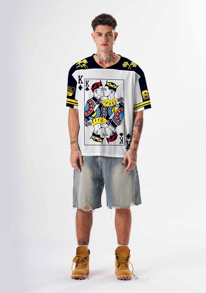 Black Gay King Pride Y2K Sport Jersey Shirts Cherrykitten