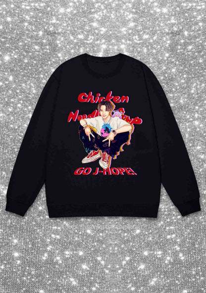 Go JH Kpop Y2K Sweatshirt Cherrykitten