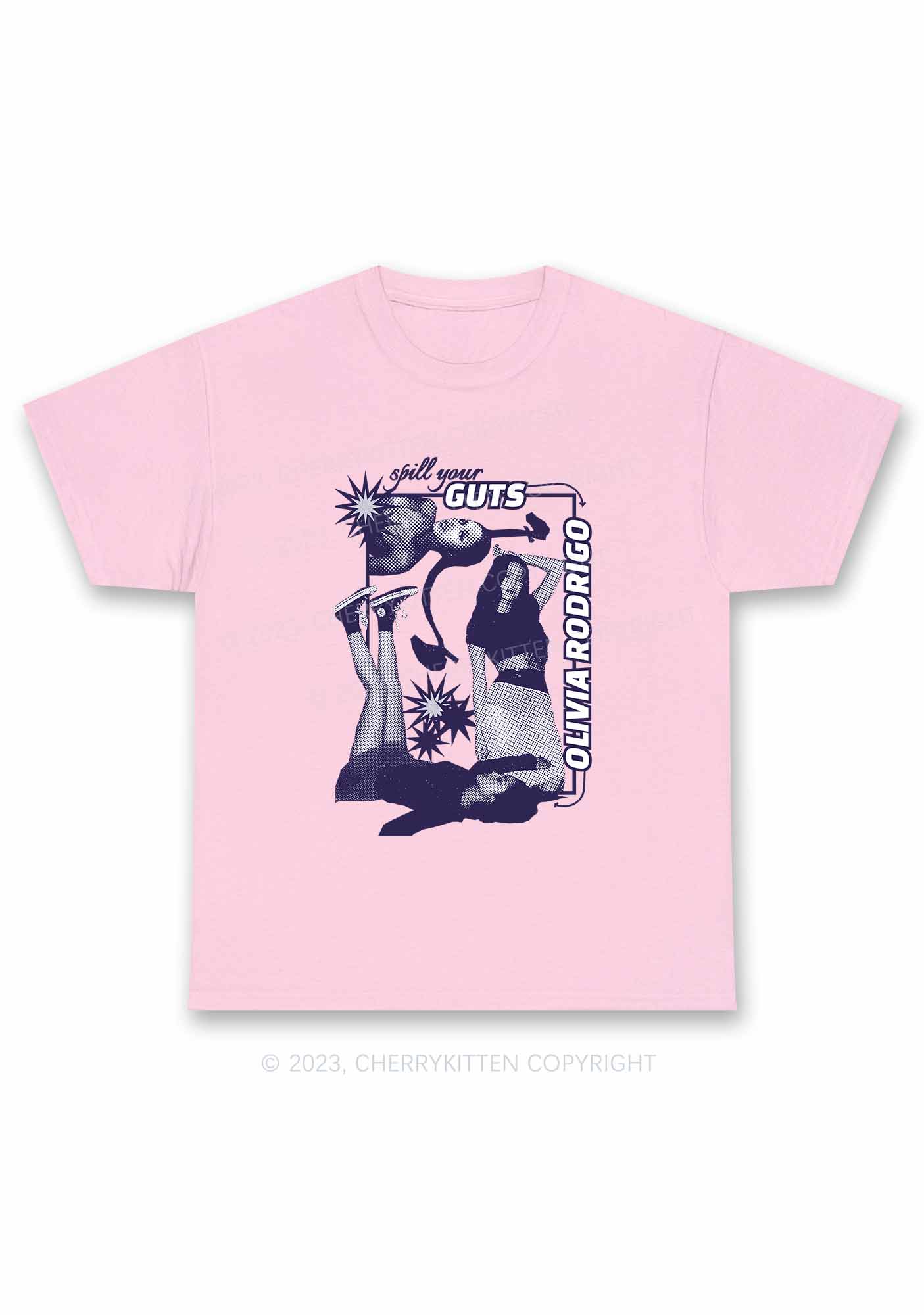 Spill Your Guts Y2K Chunky Shirt Cherrykitten
