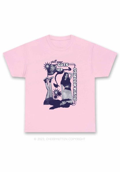 Spill Your Guts Y2K Chunky Shirt Cherrykitten