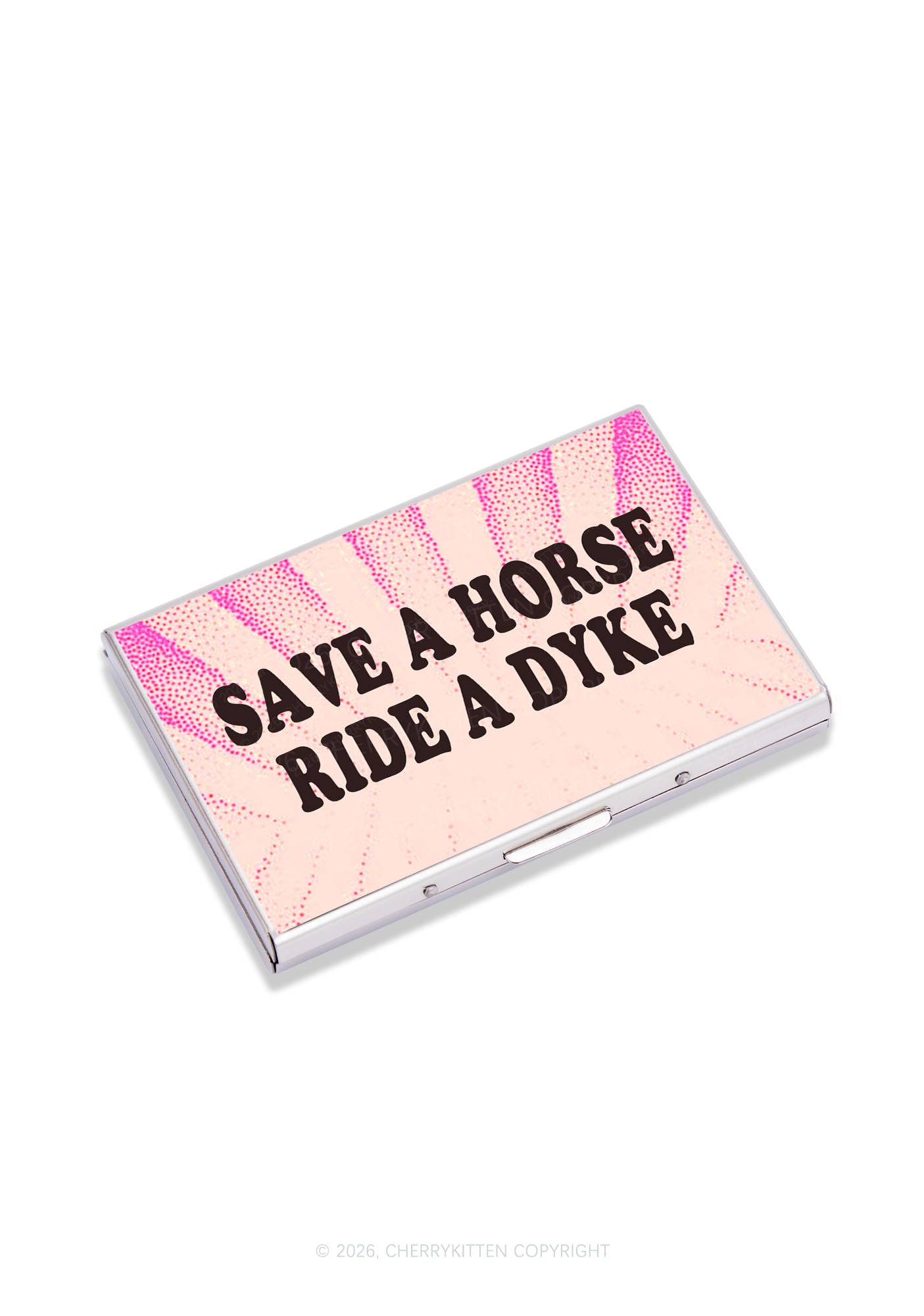 Ride A Dyke Pride Y2K Mirror Cigarette Case Cherrykitten
