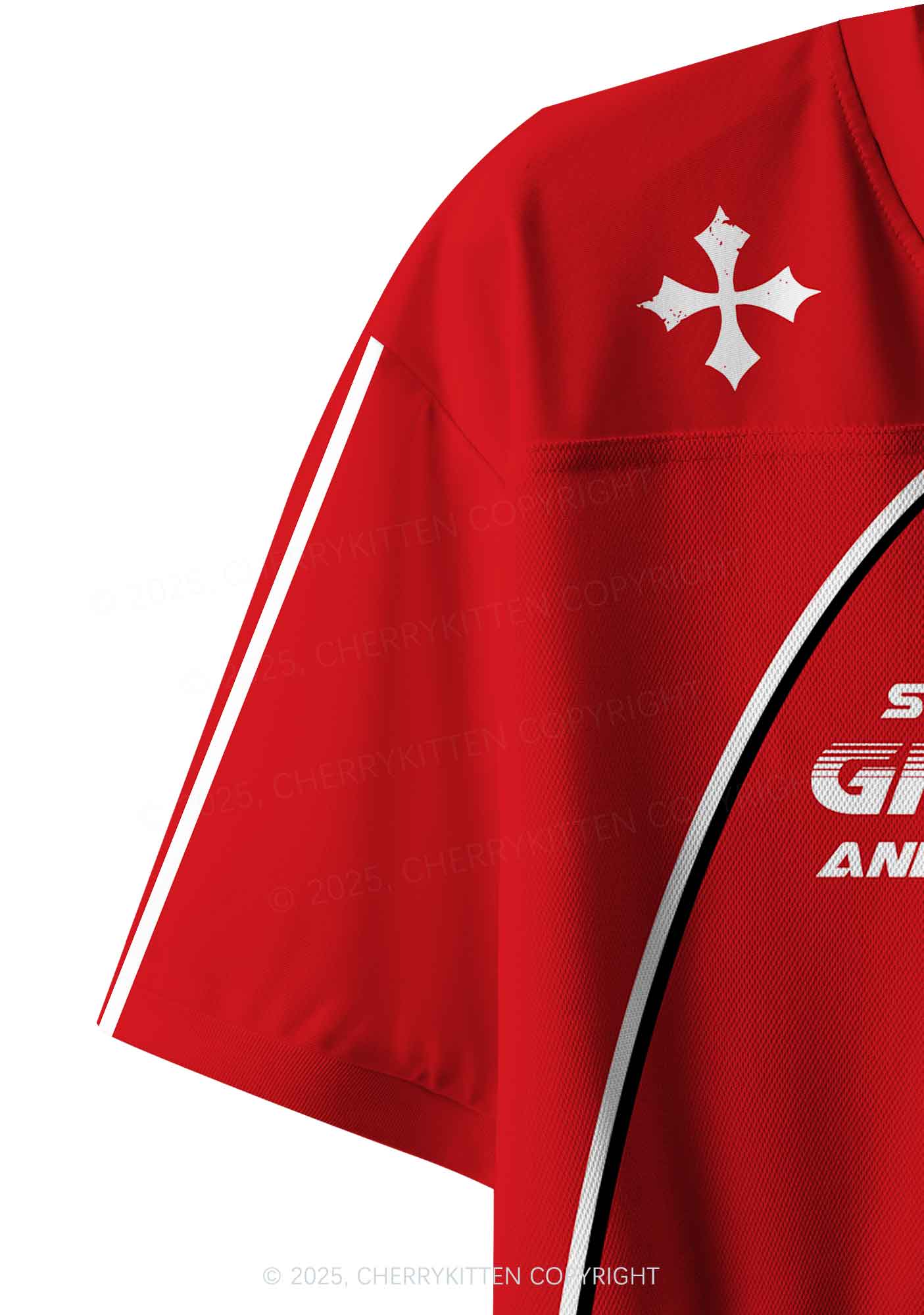 Custom Sorry For Having Correct Opinions Y2K Crop Sport Jersey Shirts Cherrykitten