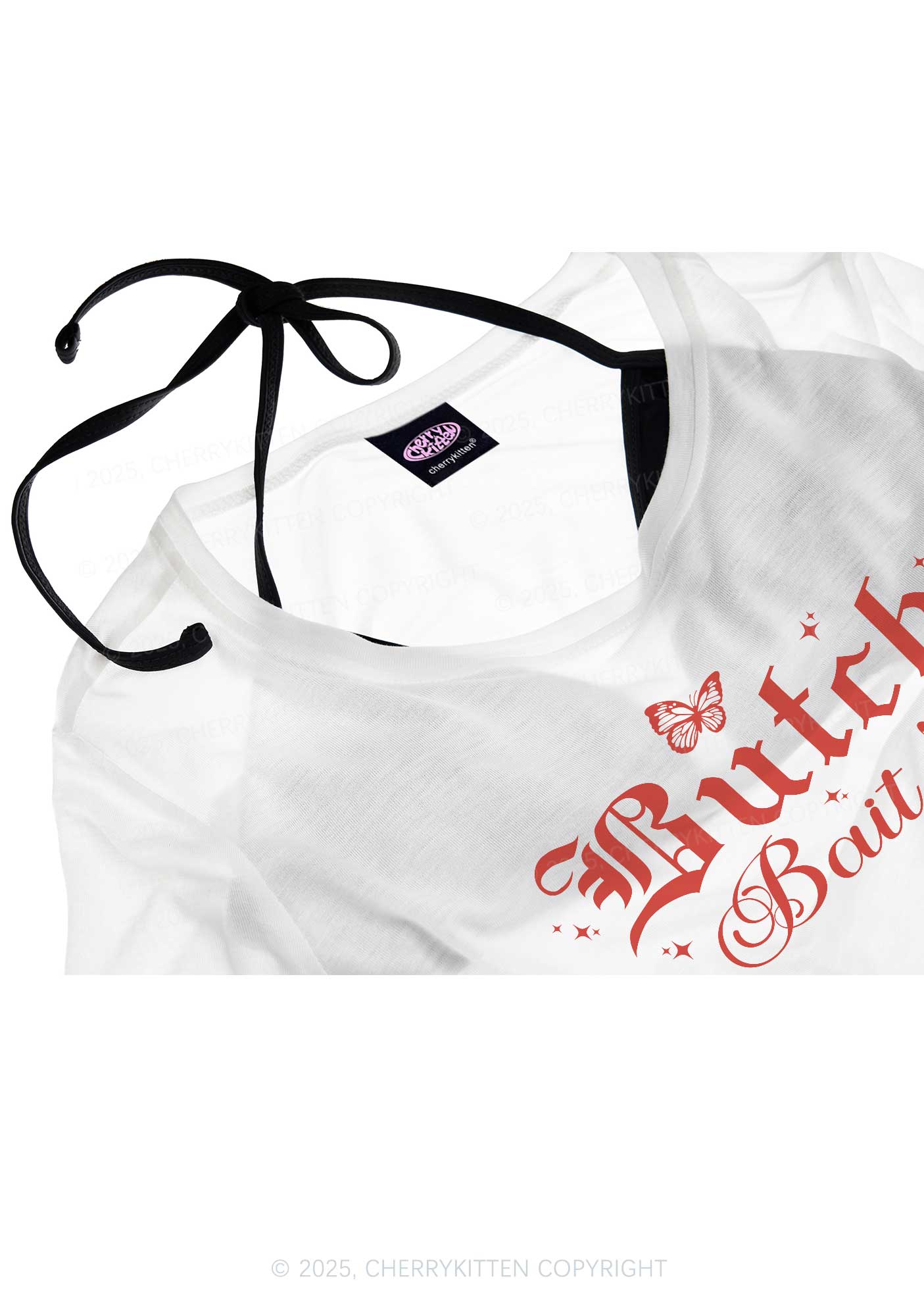 Butch Bait Pride Y2K Sheer Boyfriend Tee Cherrykitten