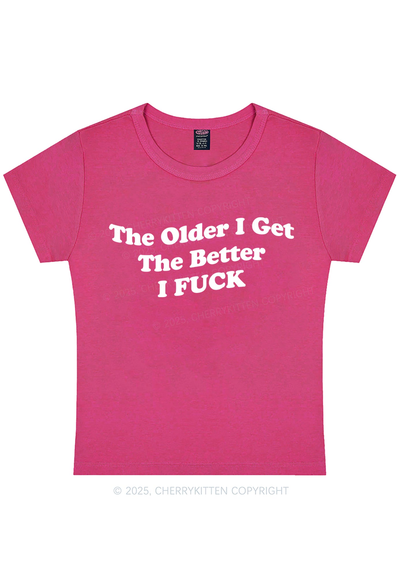 Older Get Better Fxxk Y2K Baby Tee Cherrykitten