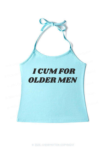 Come For Older Men Y2K Halter Neck Cami Cherrykitten