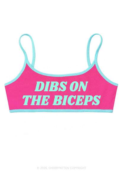 Dibs On The Biceps Y2K Super Crop Cami Cherrykitten