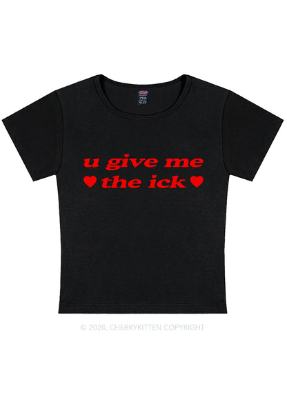 Give Me Ick Y2K Baby Tee Cherrykitten