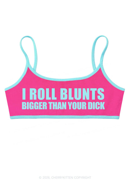 I Roll Blunts Y2K Super Crop Cami Cherrykitten