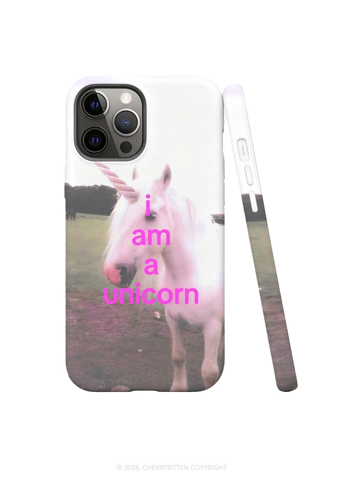I Am A Unicorn Y2K Phone Case Cherrykitten