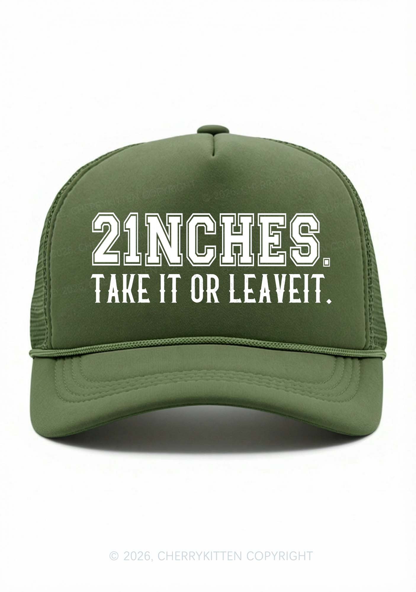 Take It Or Leave It Y2K Trucker Hat Cherrykitten
