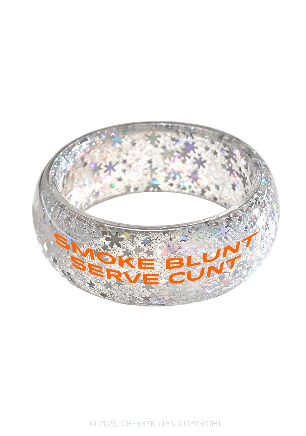 Smoke Blunt Y2K Cuff Bangle Cherrykitten