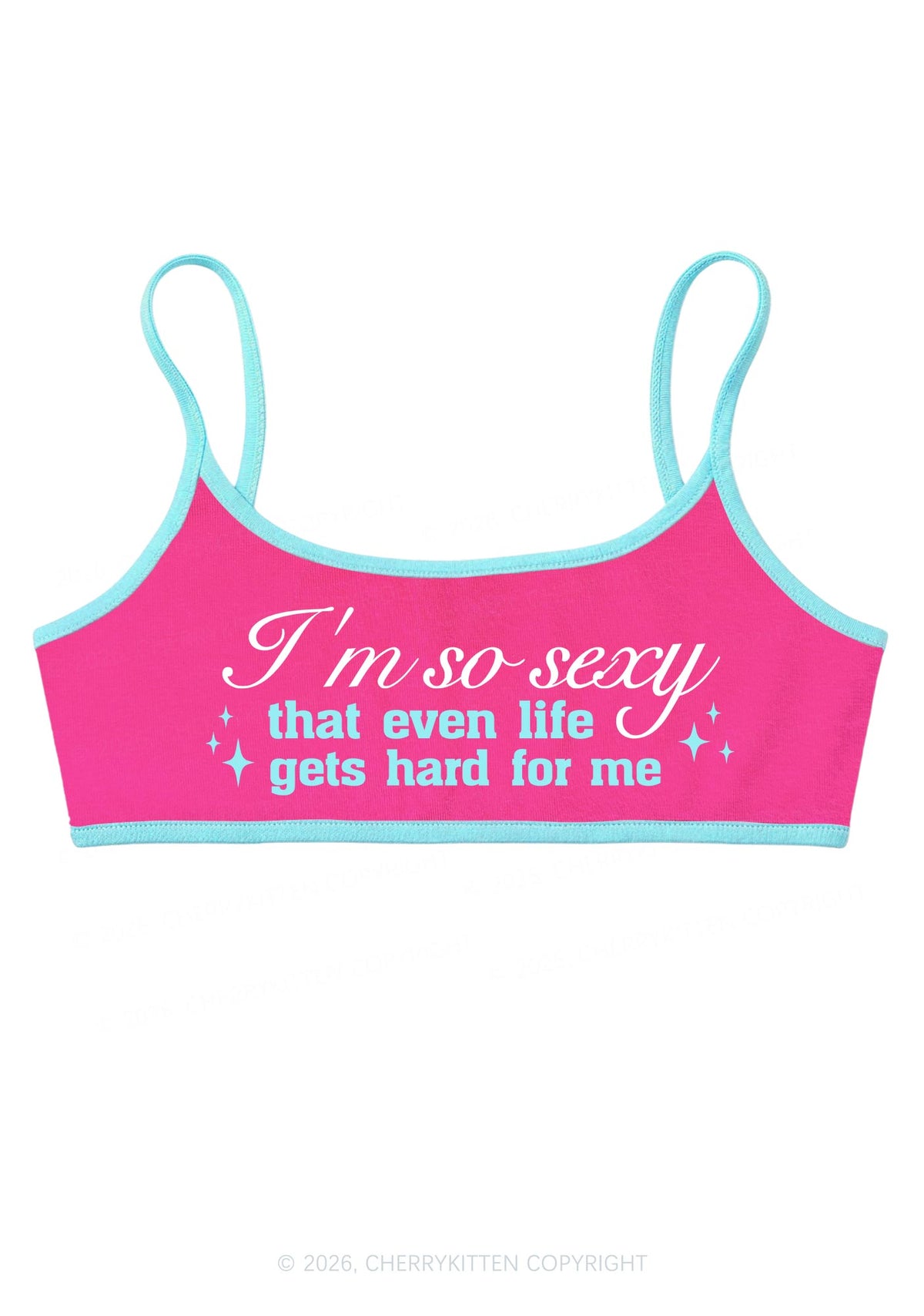 Im So Sexy Y2K Super Crop Cami Cherrykitten