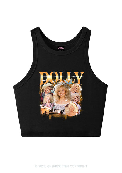 DP Vintage Portrait Y2K Crop Tank Top Cherrykitten