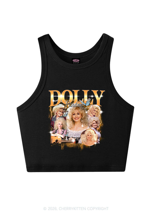 DP Vintage Portrait Y2K Crop Tank Top Cherrykitten