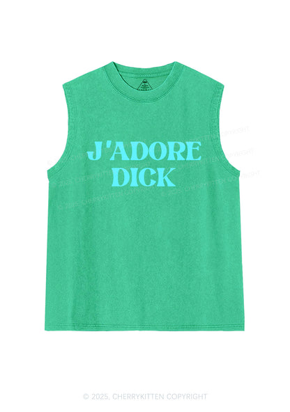 Jadore Dxxk Y2K Washed Muscle Tank Cherrykitten