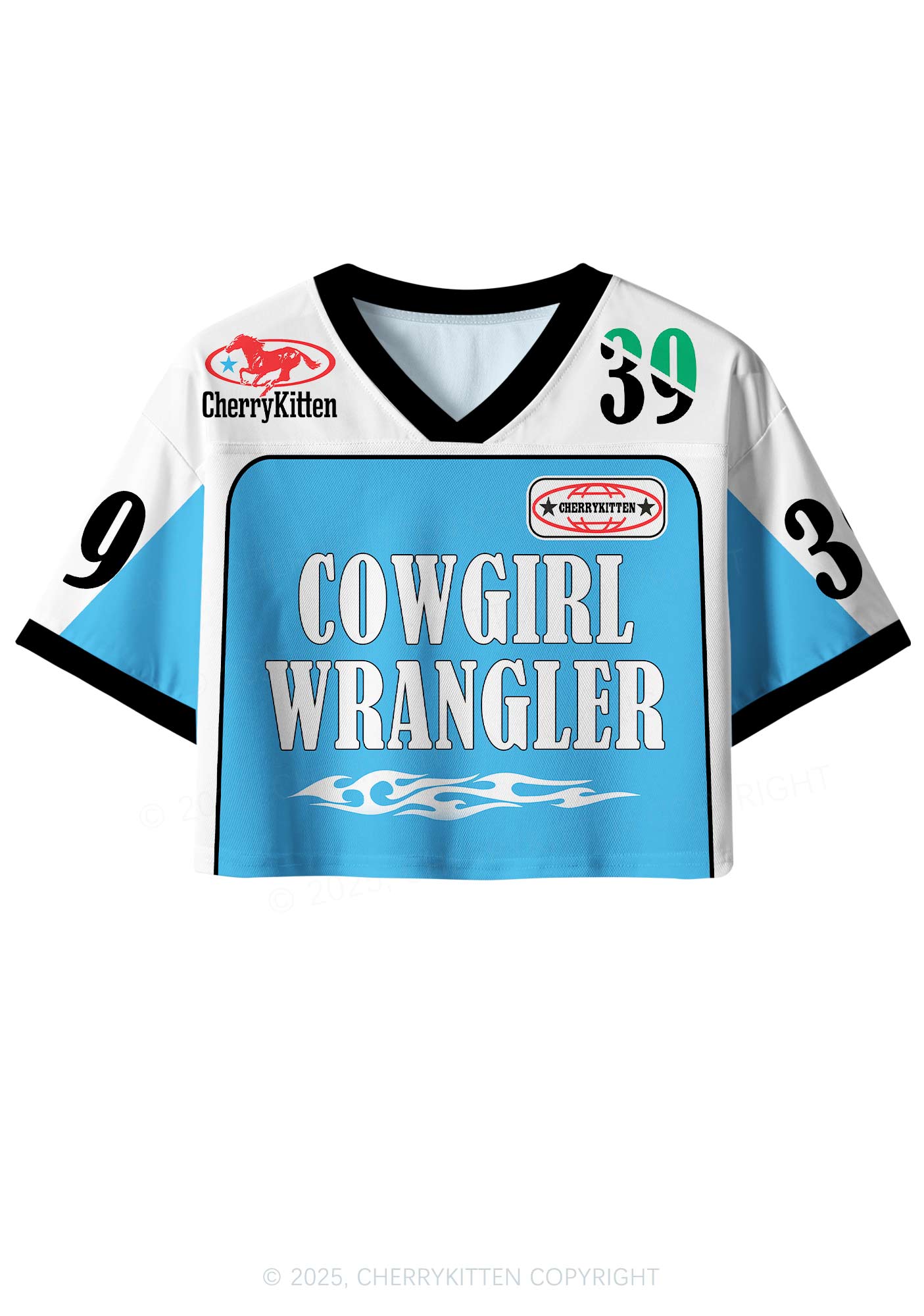 Custom Cowgirl Wrangler Pride Y2K Crop Sport Jersey Shirts Cherrykitten