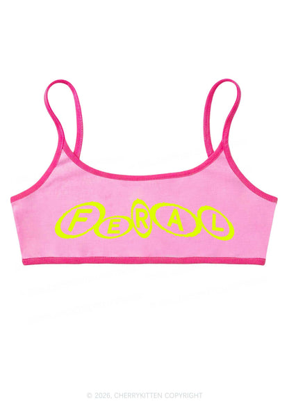 Feral Y2K Super Crop Cami Cherrykitten