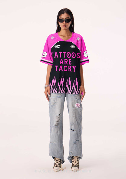 Tattoos Are Tacky Y2K Sport Jersey Shirts Cherrykitten