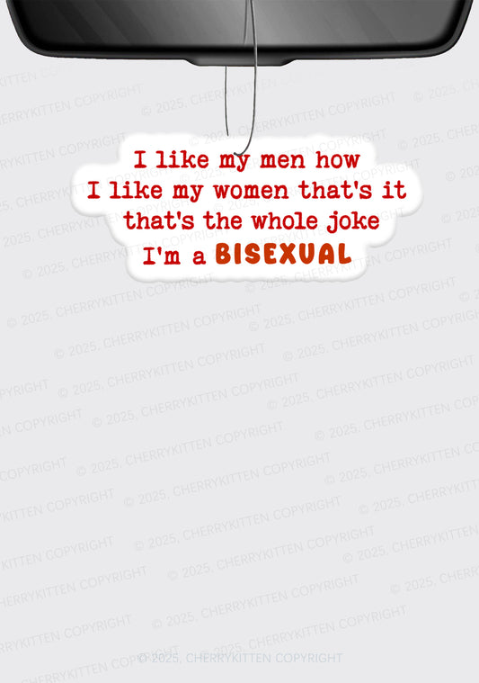 Im A Bisexual Pride 1Pc Y2K Car Air Freshener Cherrykitten