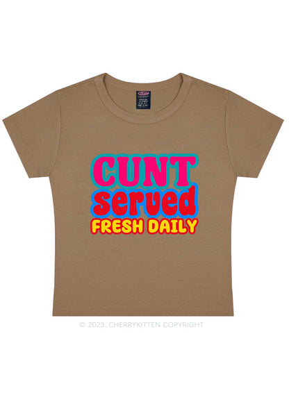 Cxnt Served Y2K Baby Tee Cherrykitten