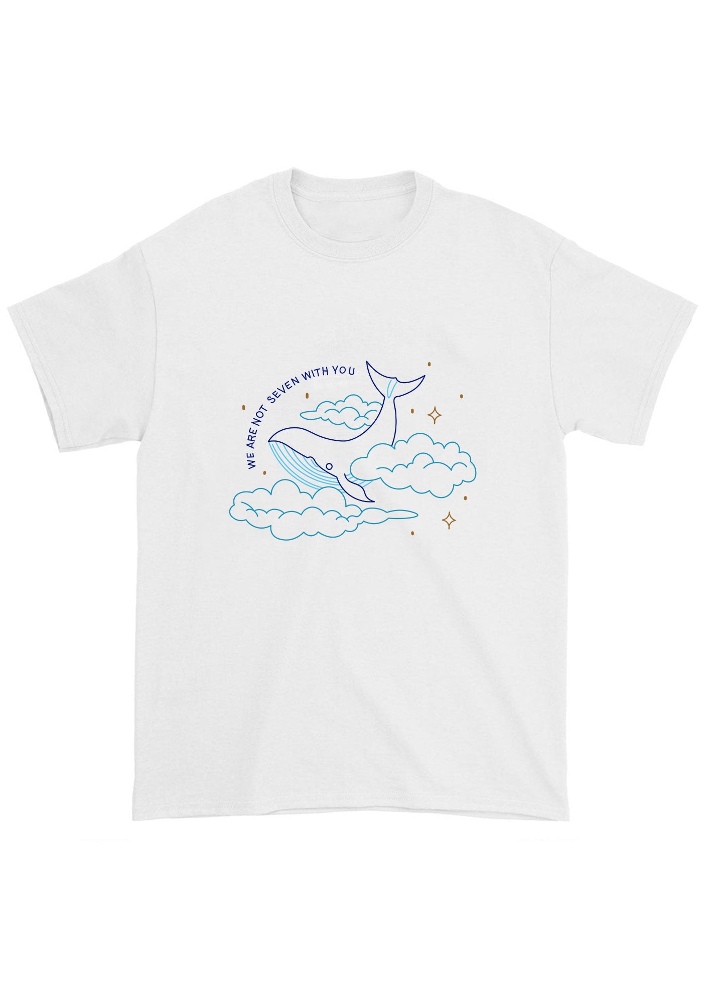 We Are Not Seven With You Bangtan Kpop Chunky Shirt