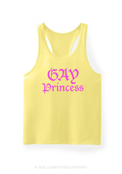 Gay Princess Pride Y2K Men Racerback Tank Top Cherrykitten