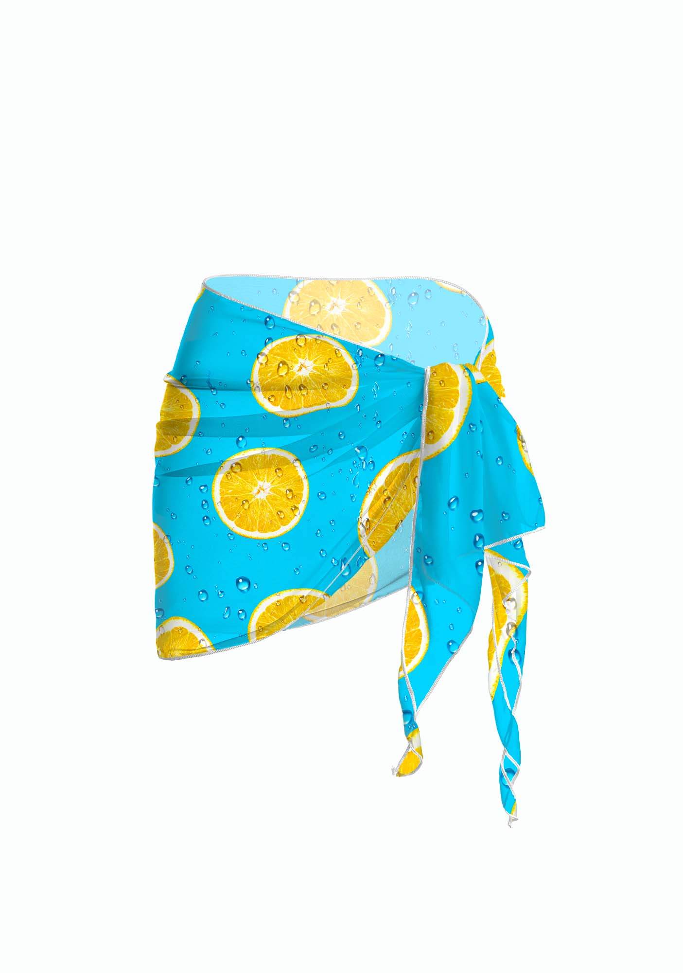 Yellow Lemon Y2K Print Bikini Set Cherrykitten