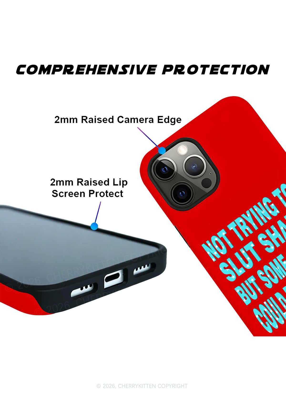 Not Trying To Slxt Shame Y2K Phone Case Cherrykitten