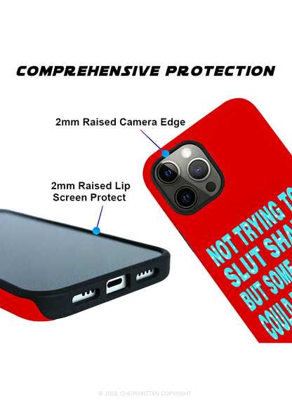 Not Trying To Slxt Shame Y2K Phone Case Cherrykitten