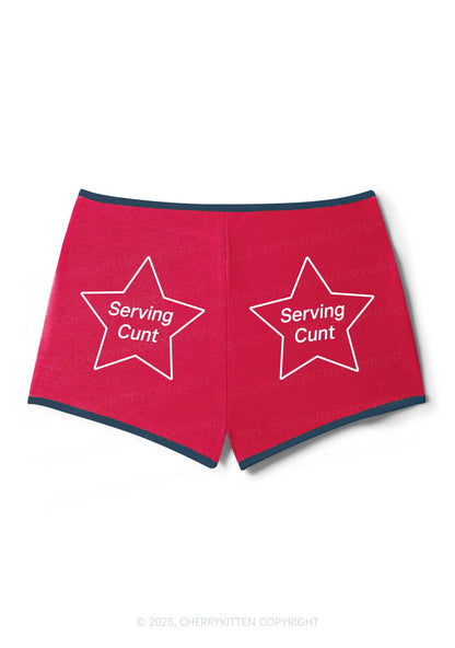 Serving Count Y2K Booty Shorts Cherrykitten