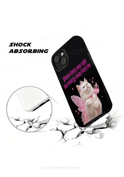 Keep Your Ugly Axx Energy Away Y2K Phone Case Cherrykitten